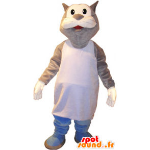 La mascota grande Marcel gato gris y blanco - MASFR032720 - Mascotas gato