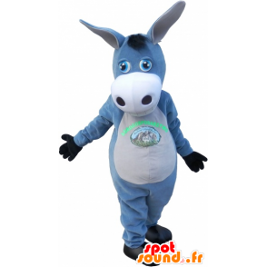 Maskot šedá a bílá osel. mule maskot. - MASFR032731 - hospodářská zvířata