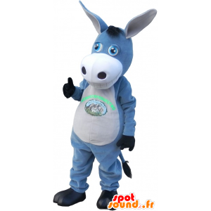 Mascot gray and white donkey. mule mascot. - MASFR032731 - Farm animals
