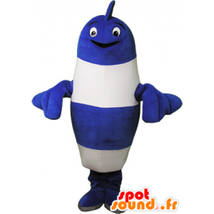 Azul y blanco gigante de peces rayas mascota - MASFR032733 - Peces mascotas