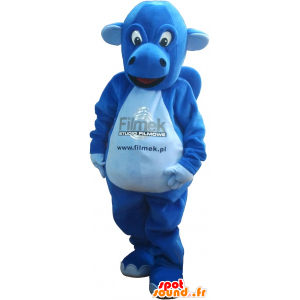 Blaue Dinosaurier-Maskottchen. Dinosaurier-Kostüm - MASFR032739 - Maskottchen-Dinosaurier