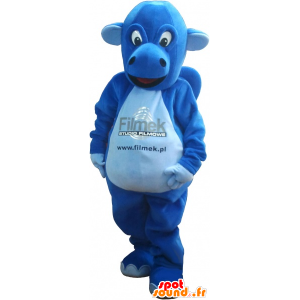 Azul mascote dinossauro. Costume Dinosaur - MASFR032739 - Mascot Dinosaur