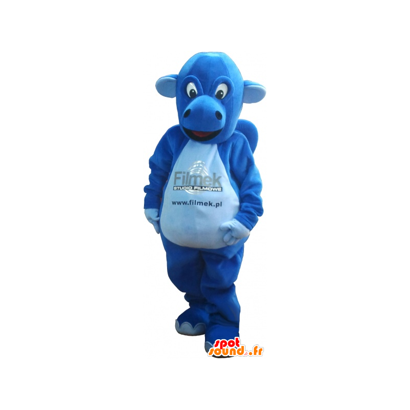 Azul mascote dinossauro. Costume Dinosaur - MASFR032739 - Mascot Dinosaur