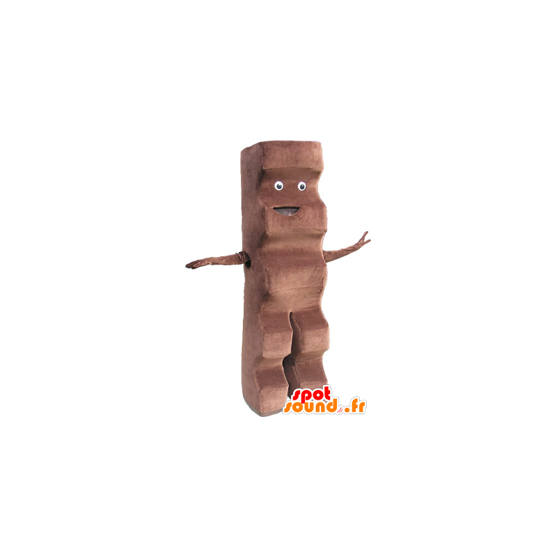 Mascotte de barre de chocolat géante - MASFR032742 - Mascotte alimentaires