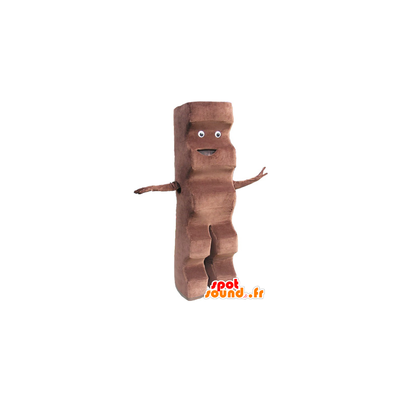 Mascot jättiläinen suklaapatukka - MASFR032742 - ruoka maskotti