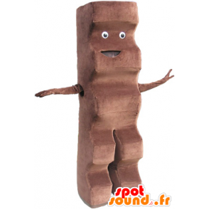 Mascotte de barre de chocolat géante - MASFR032742 - Mascotte alimentaires