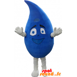 Mascot daling van reusachtige lachende en blauw water - MASFR032749 - Niet-ingedeelde Mascottes