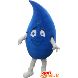 Mascot daling van reusachtige lachende en blauw water - MASFR032749 - Niet-ingedeelde Mascottes