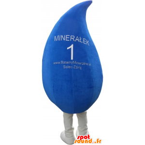 Gota de agua de la mascota sonriente y azul gigante - MASFR032749 - Mascotas sin clasificar