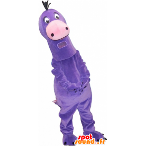 Very cute purple dinosaur mascot wholesale - MASFR032754 - Mascots dinosaur