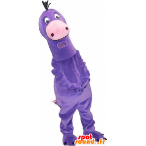 Erittäin söpö violetti dinosaurus maskotti iso - MASFR032754 - Dinosaur Mascot