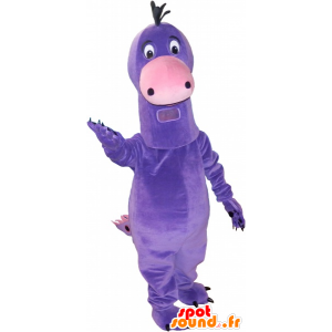Erittäin söpö violetti dinosaurus maskotti iso - MASFR032754 - Dinosaur Mascot