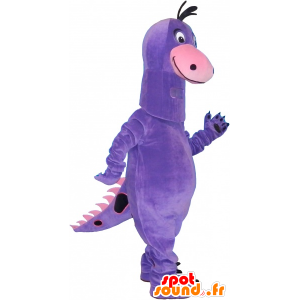 Molto carino all'ingrosso dinosauro mascotte viola - MASFR032754 - Dinosauro mascotte