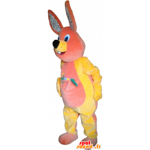 Mascota del conejo de peluche con orejas moteadas - MASFR032755 - Mascota de conejo