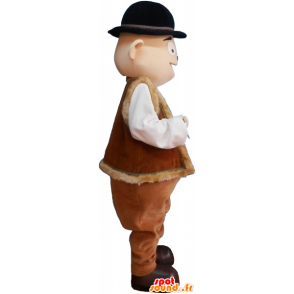 Lumiukko Mascot paimen pukea kanssa keilaaja - MASFR032756 - Mascottes Homme