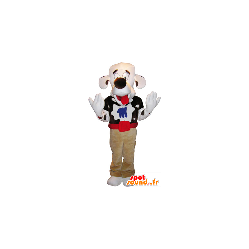 Mascota del perro manchado con una cabeza grande - MASFR032764 - Mascotas perro