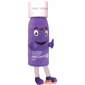 Violetti pullo maskotti. lotion Mascot - MASFR032779 - Mascottes d'objets