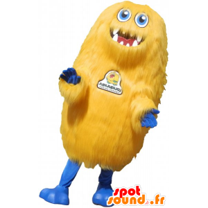 Mascot gran monstruo amarillo. fantástica mascota de la criatura - MASFR032786 - Mascotas de los monstruos