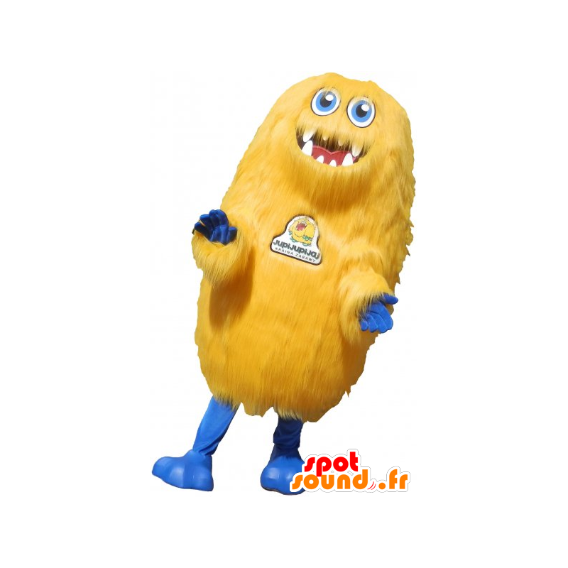 Mascot big yellow monster. fantastic creature mascot - MASFR032786 - Monsters mascots