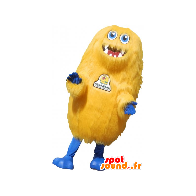 Mascot gran monstruo amarillo. fantástica mascota de la criatura - MASFR032786 - Mascotas de los monstruos