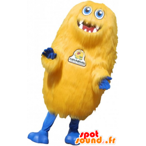 Mascot gran monstruo amarillo. fantástica mascota de la criatura - MASFR032786 - Mascotas de los monstruos