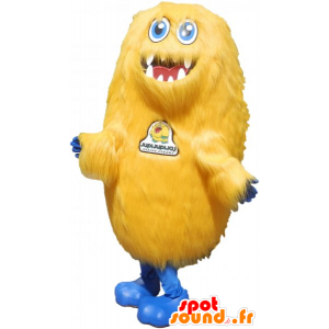 Mascot gran monstruo amarillo. fantástica mascota de la criatura - MASFR032786 - Mascotas de los monstruos