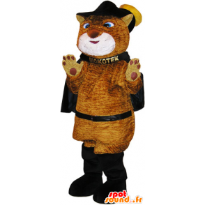 Mascot vestido grande pus gato marrón - MASFR032788 - Mascotas gato