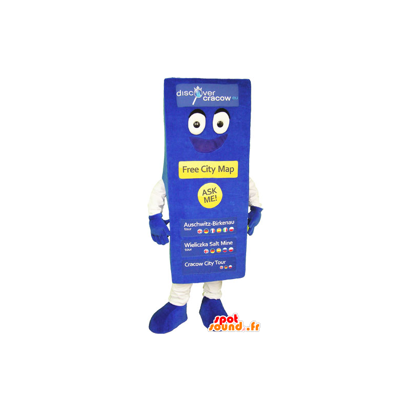 Mascotte de panneau publicitaire informatif - MASFR032795 - Mascottes d'objets