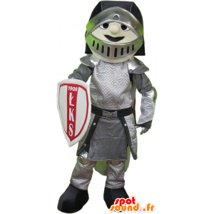 Ritter Mascot Rüstung mit Helm und Schild - MASFR032796 - Maskottchen der Ritter