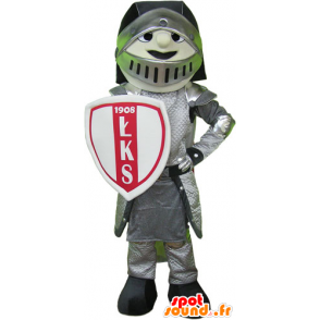 Knight Mascot harnas en helm shield - MASFR032796 - mascottes Knights