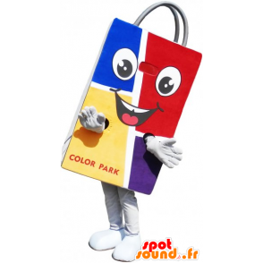 Bolsa de papel de la mascota, colorido y sonriente - MASFR032801 - Mascotas de objetos