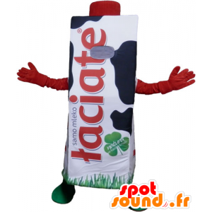 Mascot brick white and black giant milk - MASFR032803 - Mascots of objects