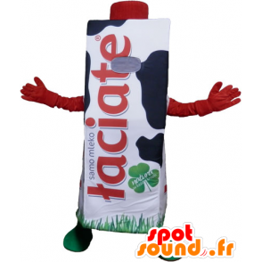 Mascot tijolo leite gigante branco e preto - MASFR032803 - objetos mascotes