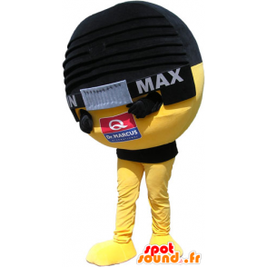 Maskot micro černá a žlutá Giant - Maskoti objektů - MASFR032815 - SpotSound.fr