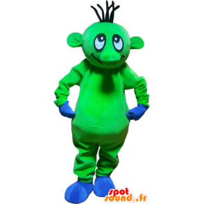 Mascotte extraterrestri divertente verde appariscente - MASFR032820 - Mascotte animale mancante