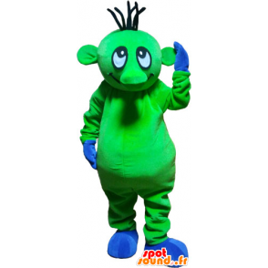 Mascotte d'extra-terrestre vert flashy rigolo - MASFR032820 - Mascottes animaux disparus