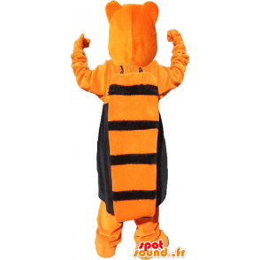 Mascot Orange Bär, süß und niedlich. Teddy Maskottchen - MASFR032822 - Bär Maskottchen