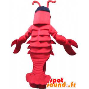 Mascote lagosta gigante vermelha com grandes garras - MASFR032833 - mascotes Lobster