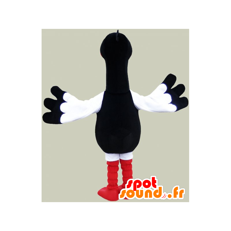 Purchase White seagull mascot, black and red. Bird Costume in Mascots ...