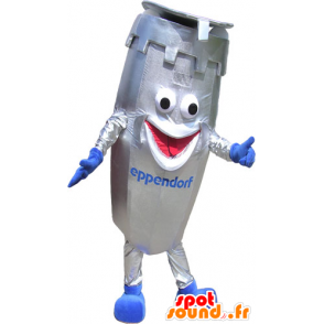 Mascot metal barrel, lab equipment mascot - MASFR032836 - Mascots of objects