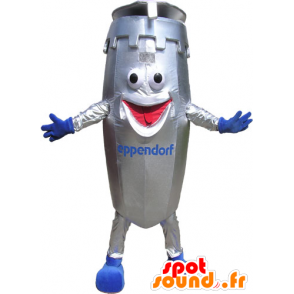 Mascot metalen vat mascotte lab-apparatuur - MASFR032836 - mascottes objecten