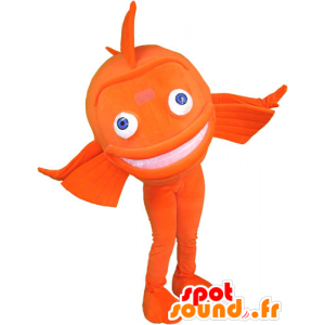 Orange giant fish mascot - MASFR032838 - Mascots fish