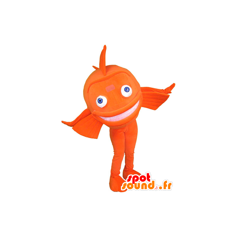 Mascotte de poisson géant orange - MASFR032838 - Mascottes Poisson