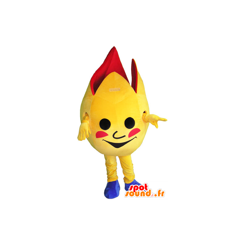 Gigante de la mascota de huevo abierto amarillo y rojo - MASFR032839 - Mascota de alimentos