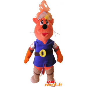 Cat Mascot colorful outfit - MASFR032841 - Cat mascots