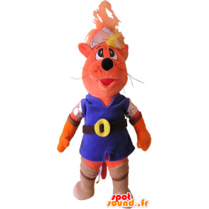 Cat Mascot colorful outfit - MASFR032841 - Cat mascots