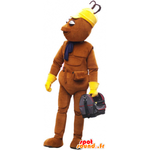 Mascot lopettaa kaikki ruskea mies laukku - MASFR032850 - Mascottes Homme