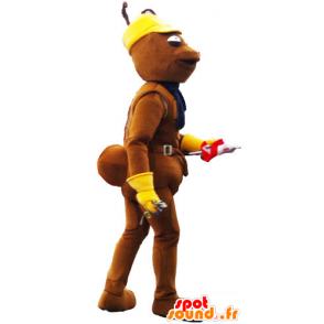 La mascota de poner fin a todas hombre de color marrón con una bolsa - MASFR032850 - Mascotas humanas