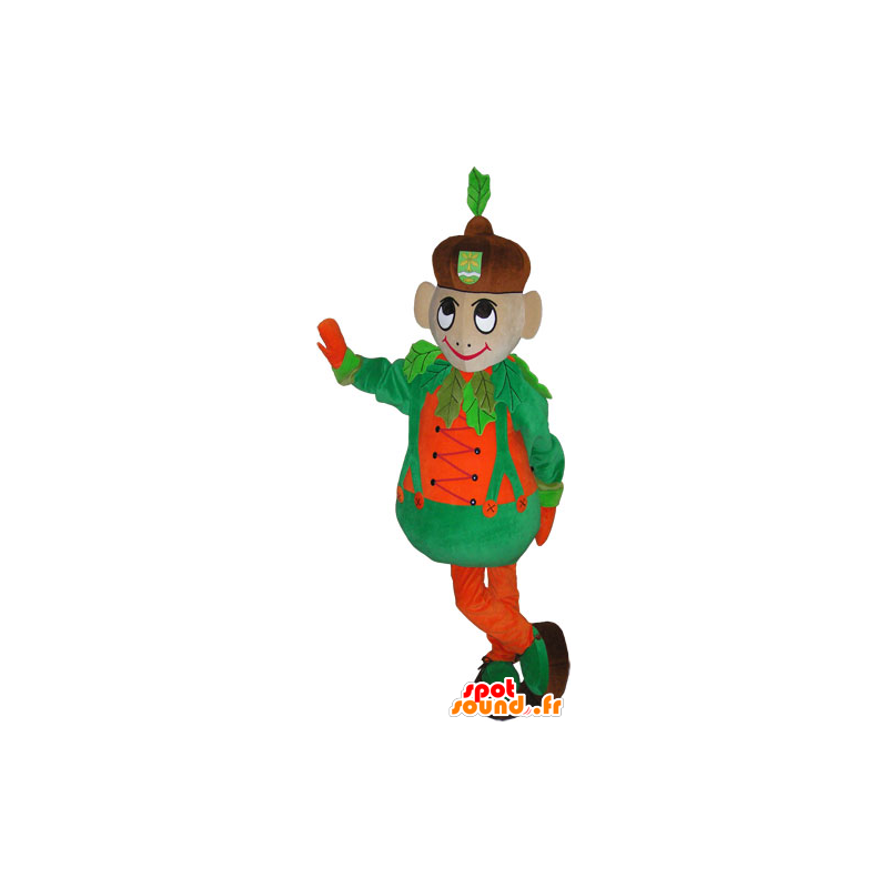 Mascote menino com um equipamento engraçado e colorido - MASFR032851 - Mascotes Boys and Girls