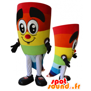 Jovial pupazzo mascotte multicolore - MASFR032887 - Umani mascotte